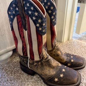 American Flag Dan Post Boots